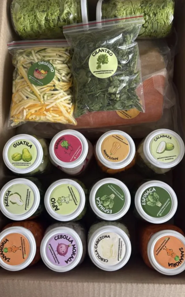 Caja de productos preparados de Tu Mise en Place
